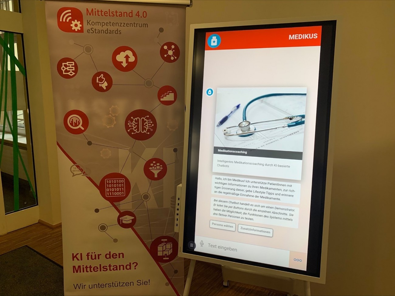 ©Mittelstand 4.0-Kompetenzzentrum eStandards (Offene Werkstatt Leipzig)  Chatbot im Medikationscoaching